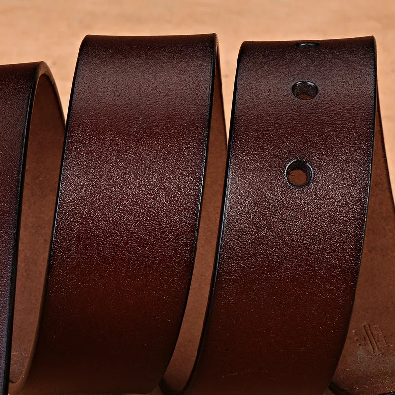 Men's Belt Genuine Leather Plus (Up to 170cm)
