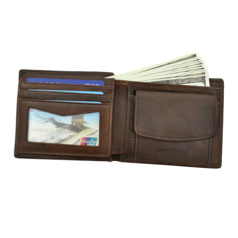 Wallet Executive Genuine Leather RFID Protection