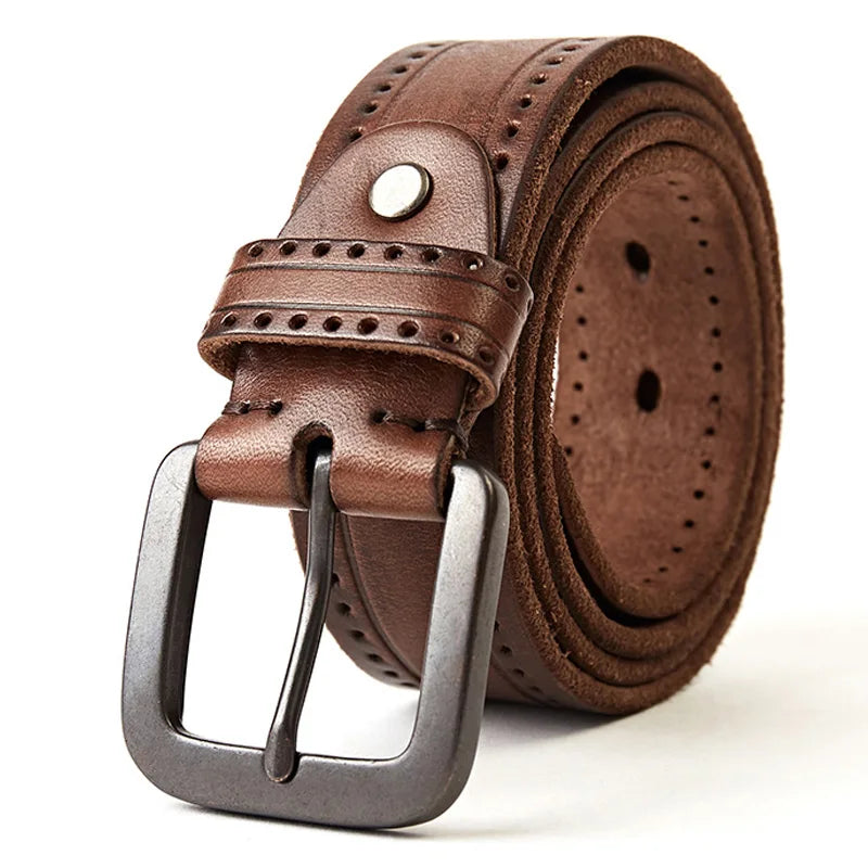 Belt Dress Men's Genuine Leather