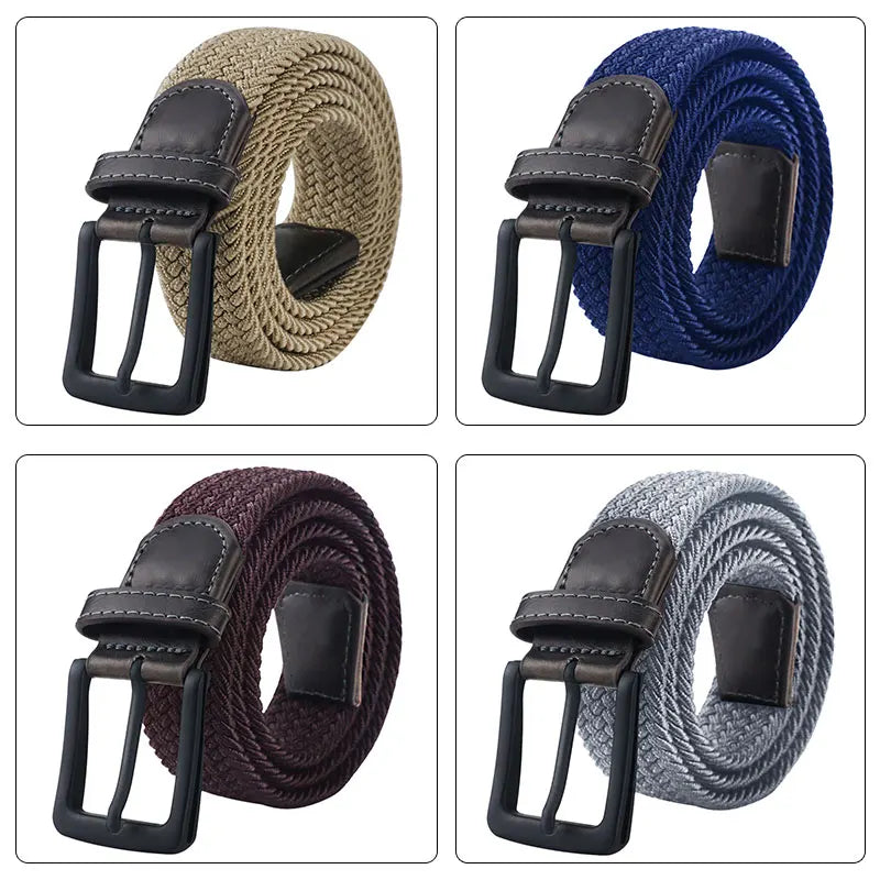 Men's Belt Elástico Canvas Without Holes