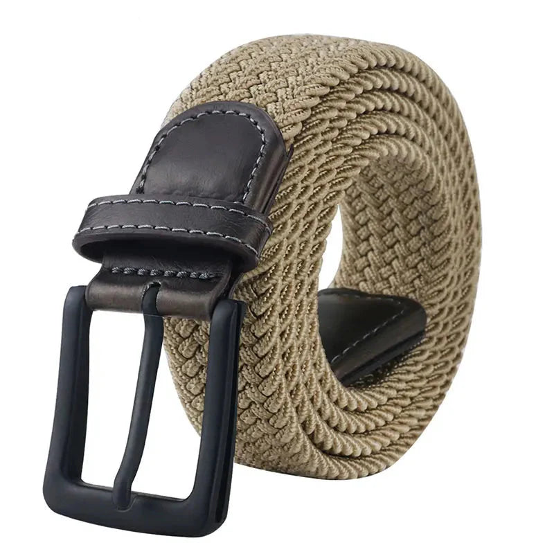 Men's Belt Elástico Canvas Without Holes