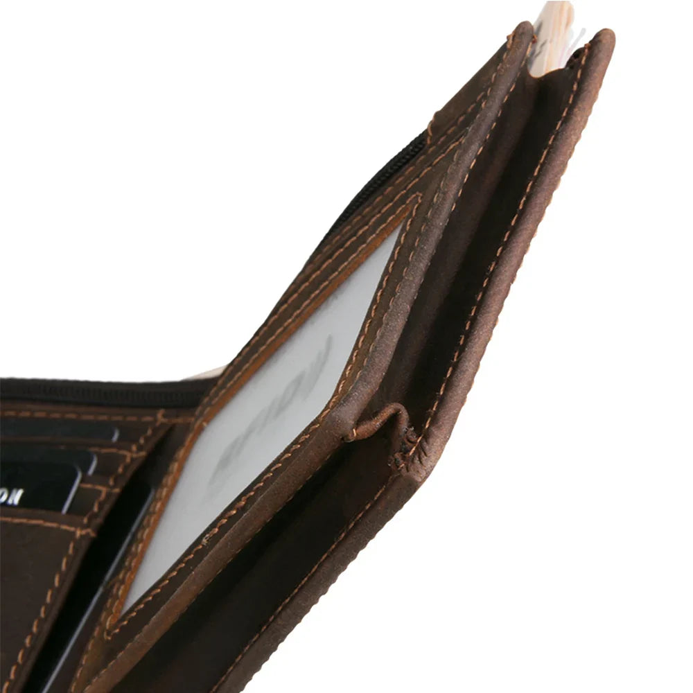 Wallet Genuine Leather RFID-Blocking