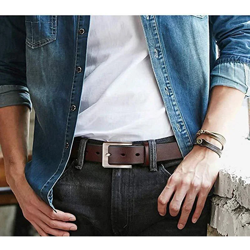 Men's Belt Genuine Leather Plus (105cm A 170cm)