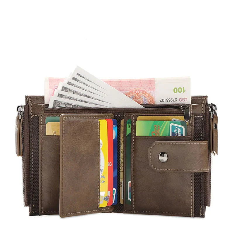 Wallet Leather Classic Zip