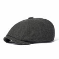 Men's Octagonal English Flat Cap Vintage