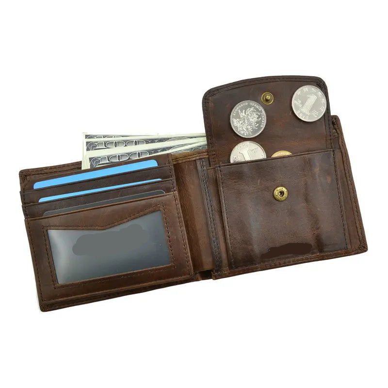 Wallet Executive Genuine Leather RFID Protection