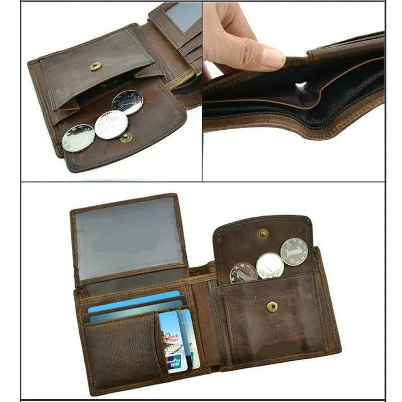 Wallet Executive Genuine Leather RFID Protection