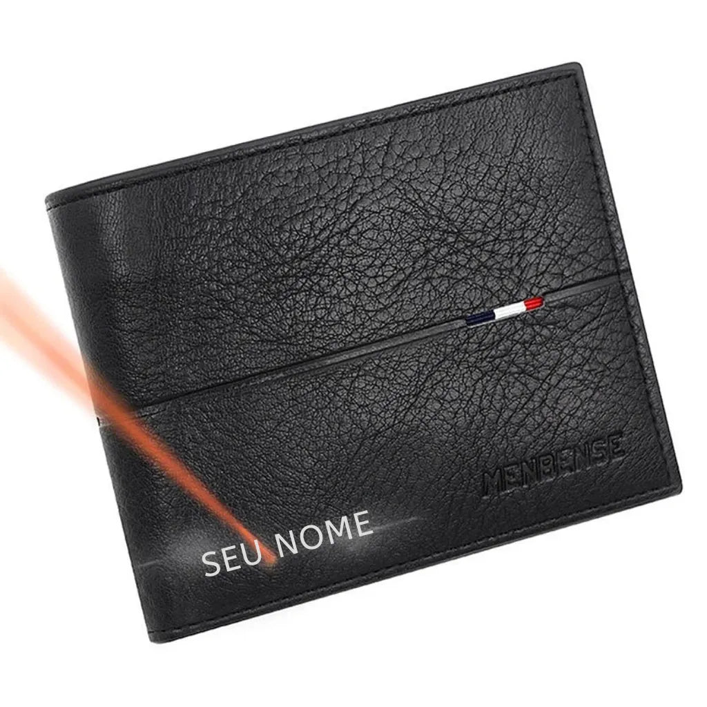 Wallet Leather Personalised with Name