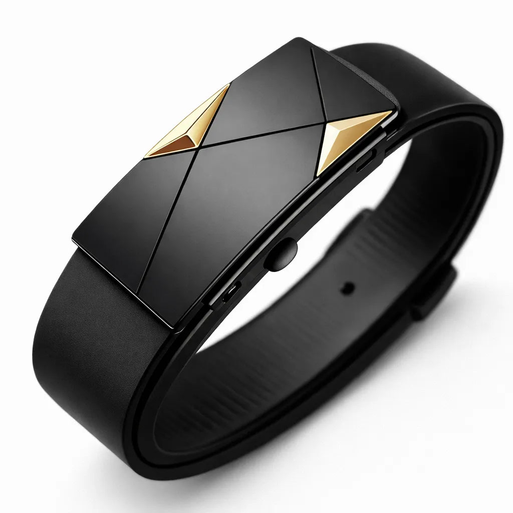 Men's Belt Leather Automatic Buckle