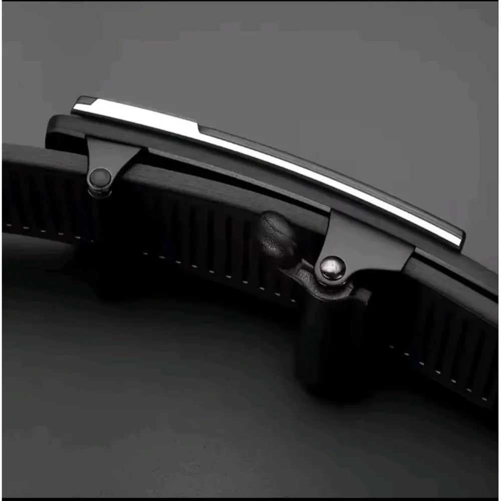 Men's Belt Leather with Automatic Buckle