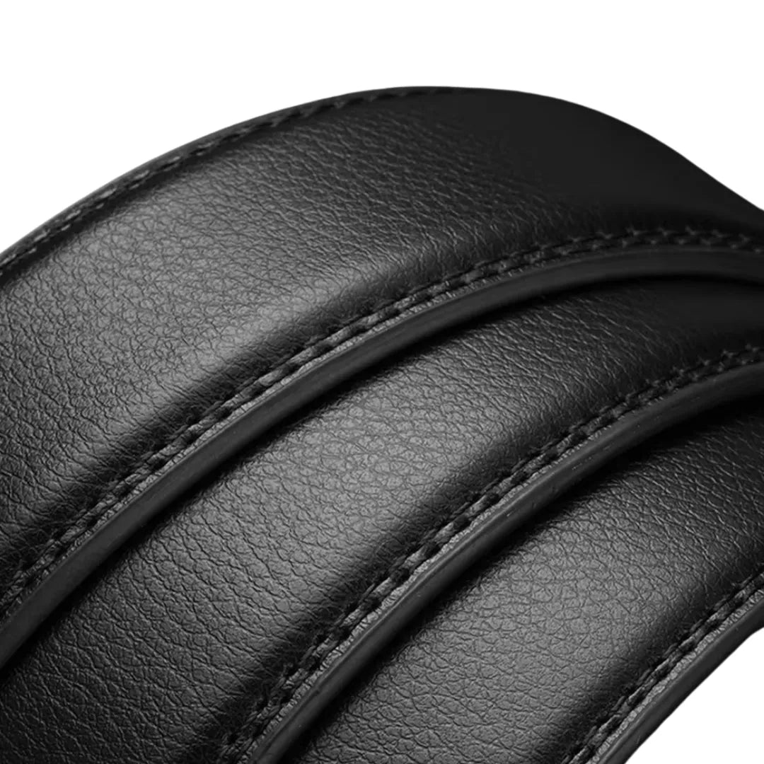 Men's Belt Leather with Automatic Buckle