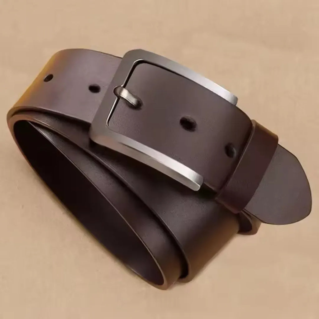 Men's Belt Genuine Leather Plus (Up to 170cm)