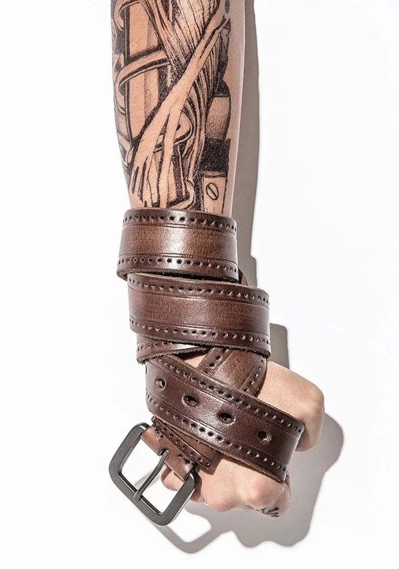 Belt Dress Men's Genuine Leather