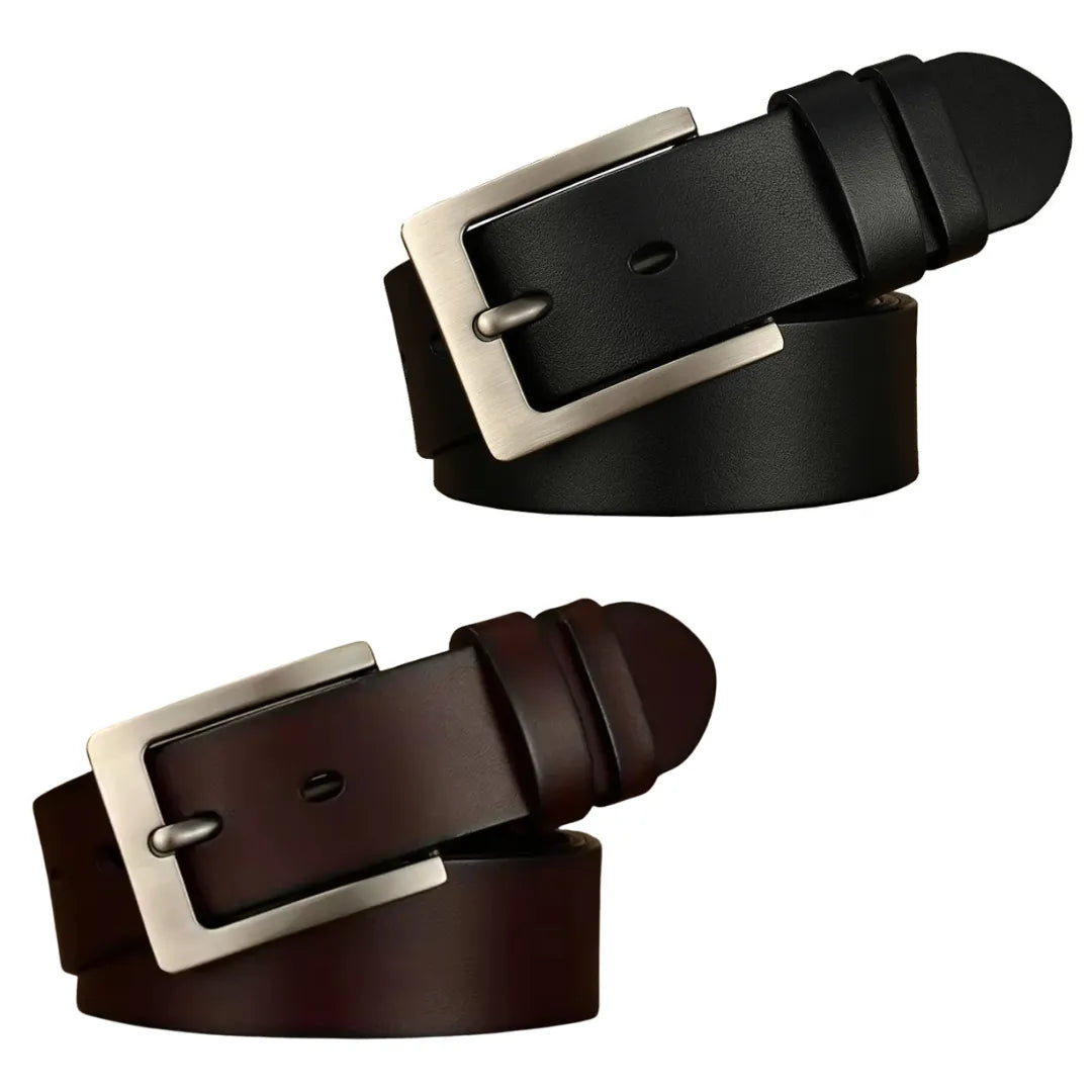 Men's Belt Genuine Leather Plus - Tamanhos Plus Size